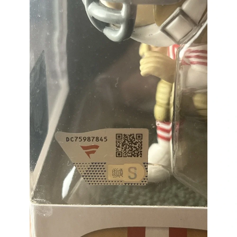 Joe Montana Signed Funko Pop #216 49ers NFL Legends Fanatics COA Mint w/ Case